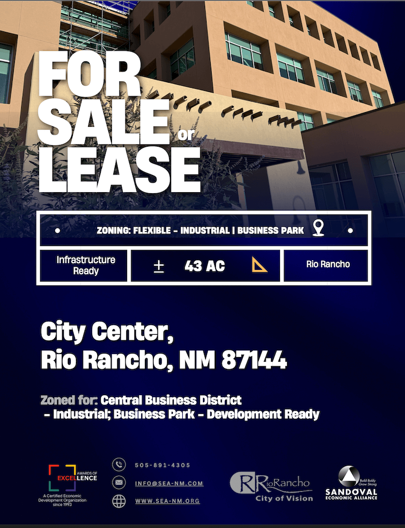 rio rancho city center property brochure