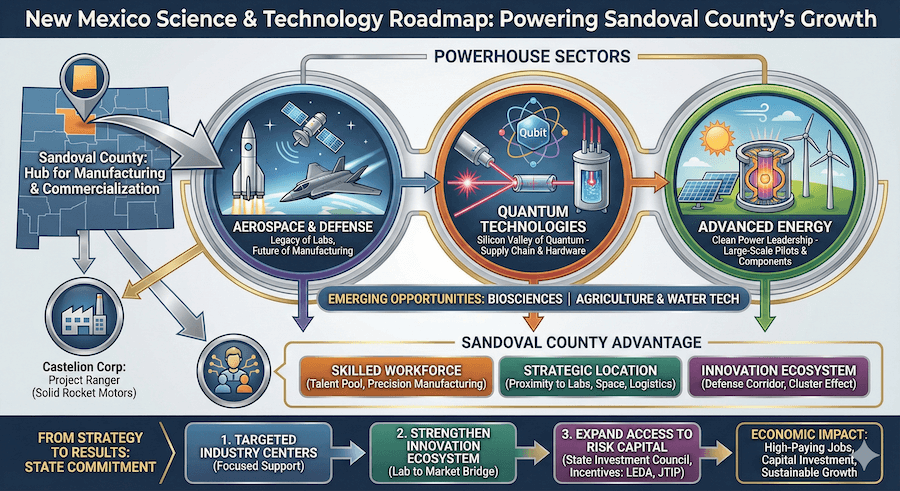 New Mexico Science and Technology Roadmap: Accelerating Growth in Sandoval County in 3 Areas new mexico science and technology roadmap