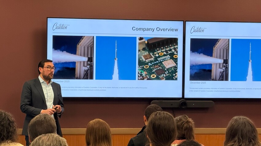 The New Front Line: How Sandoval County is Powering the Future of National Defense - Castelion Corporation Andrew Kreitz of Castelion Corporation at Sandoval Economic Alliance meeting