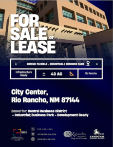 Sandoval County Leads the Charge: Two Local Sites Named Among New Mexico's First "Strategic Development Sites" City Center, Rio Rancho, NM