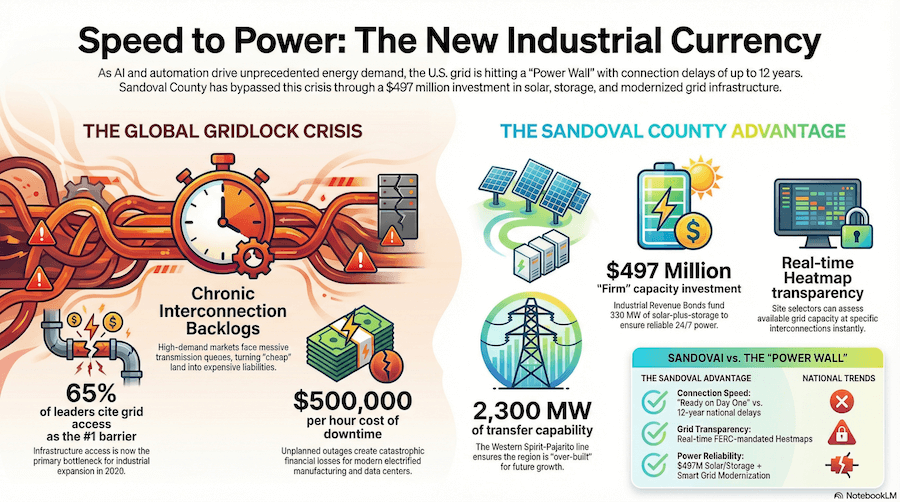 The "Speed to Power" Paradox: Why Grid Reliability is the New Industrial Currency Speed to Power in Sandoval County New Mexico