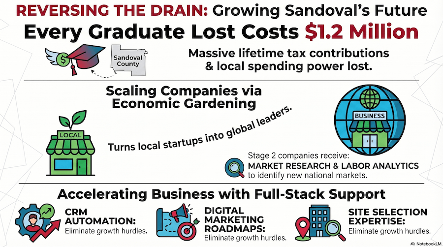 Reversing Brain Drain: The Power of Economic Gardening in Sandoval County economic gardening 1
