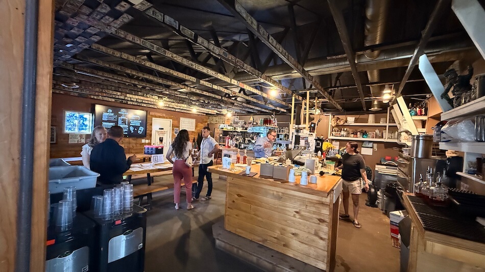 Agtech Efficiency and Closed-Loop Manufacturing: Scaling Kactus Brewing Co. in Sandoval County Kactus Brewing Company interior